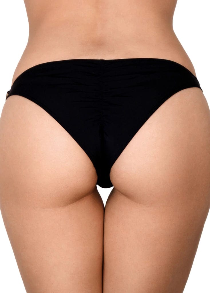 Cleo the Hurricane Bottoms Essential Scanty Pants Black
