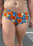 Cleo the Hurricane Bottoms Floral Cheetah Hot Pants