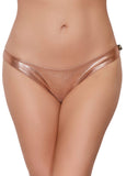 Cleo the Hurricane Bottoms Rose Gold Scanty Pants