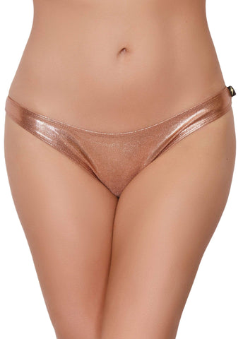 Cleo the Hurricane Bottoms Rose Gold Scanty Pants