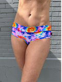 Cleo the Hurricane Bottoms Tie Dye Swirl Hot Pants