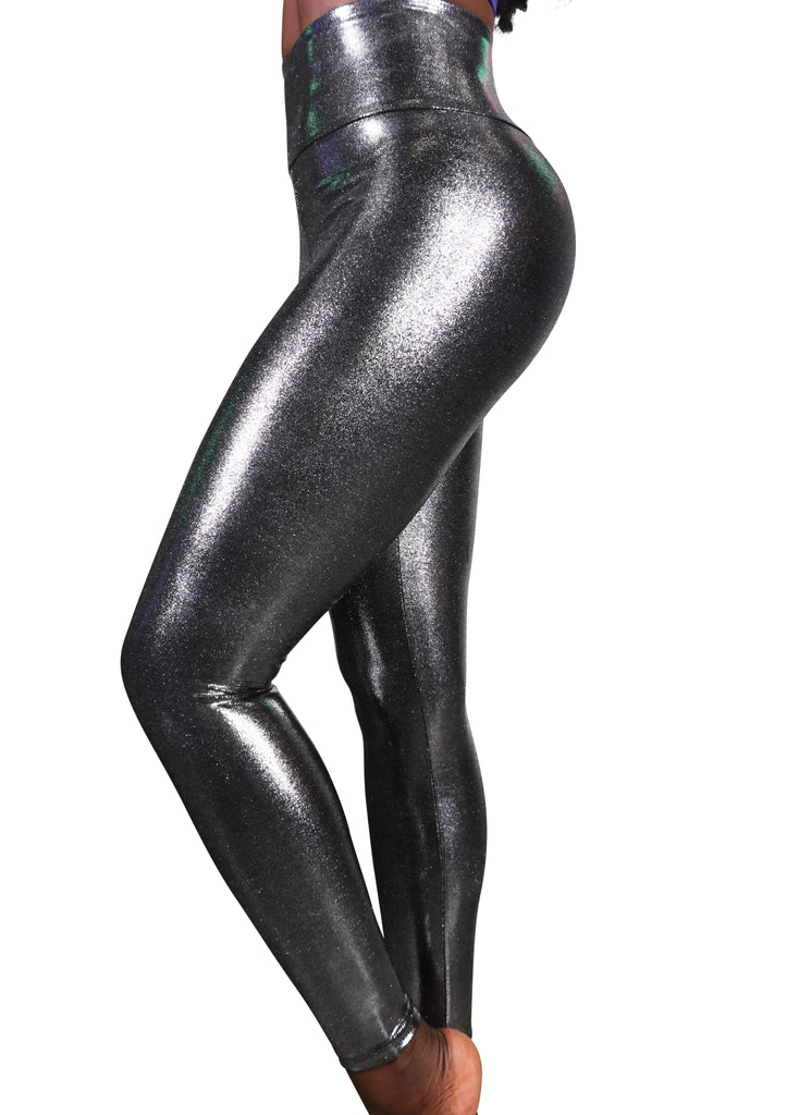 HEROINE SPORT MARVEL LEGGING METALLIC PLATINUM