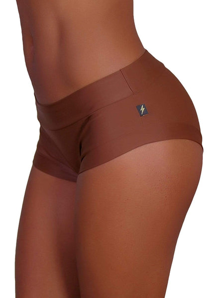 Cleo the Hurricane Shorts Essential Hot Pants- Chocolate