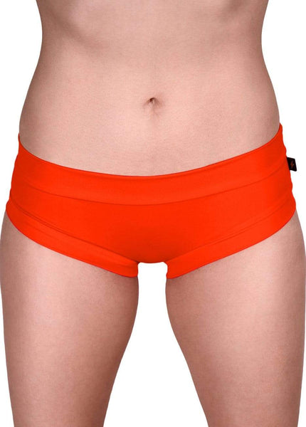 Cleo the Hurricane Shorts Essential Hot Pants- Neon Orange