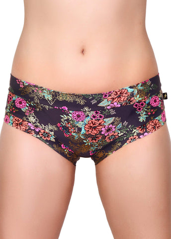 Gunmetal Garden Hot Pants - Cleo the Hurricane - PoleActive