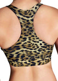 Essential Twist Sports Bra - Leopard