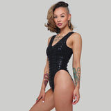 Creatures of XIX Bodysuits Gecko Grip Bodysuit Black