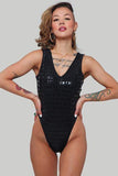 Creatures of XIX Bodysuits Gecko Grip Bodysuit Black