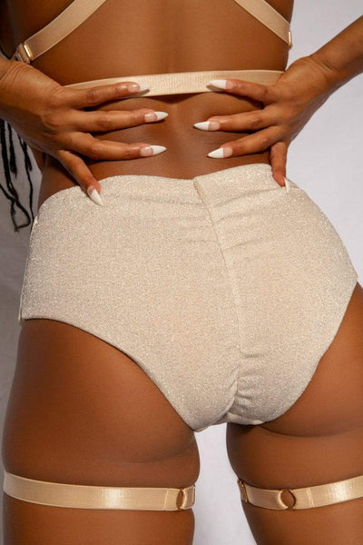 Creatures of XIX Bottoms Cora Cheeky Bottoms- Champagne