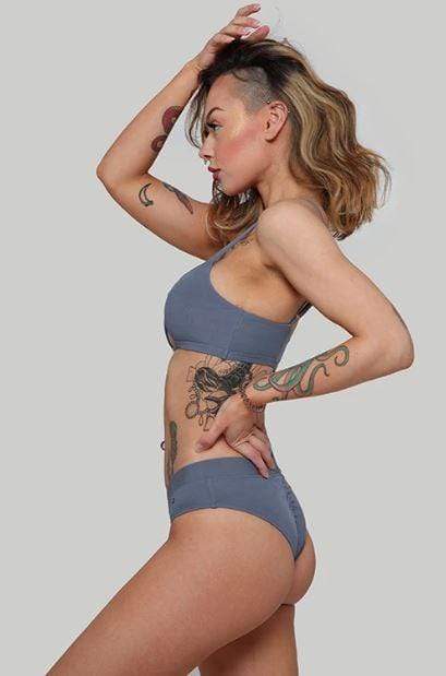Creatures of XIX Bottoms Hills Bottoms Ribbed Dark Grey