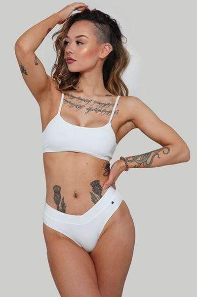 Creatures of XIX Bottoms Hills Bottoms Ribbed White