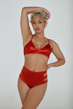Creatures of XIX Tops Aphrodite Bralette- Red