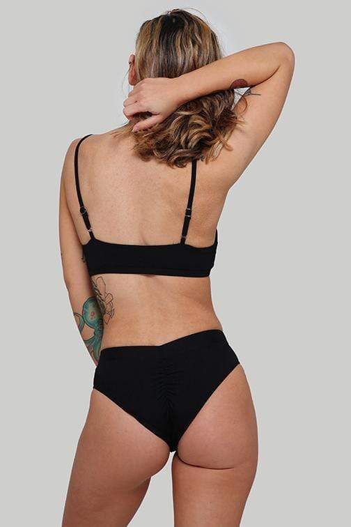 Creatures of XIX Tops Hills Reree Top Ribbed Black
