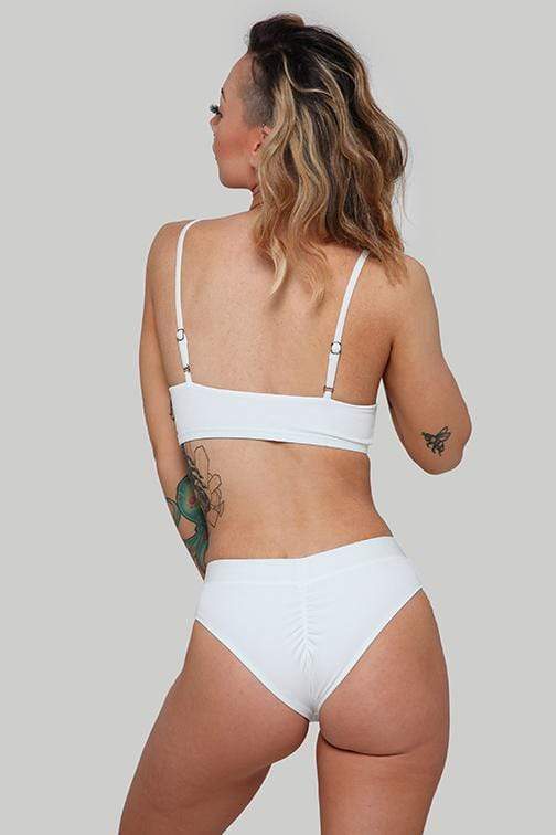 Creatures of XIX Tops Hills Reree Top Ribbed White