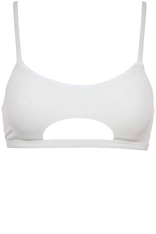 Creatures of XIX Tops Hills Reree Top Ribbed White