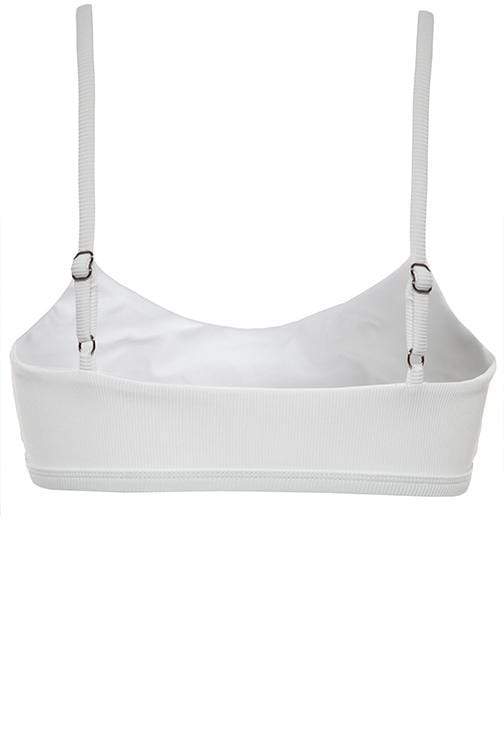 Creatures of XIX Tops Hills Reree Top Ribbed White