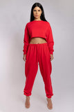 Oversized Cropped Jumper - Jalapeño