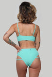 Creatures of XIX Tops The Hills Reree Top Ribbed Mint Green