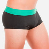 Grata Designs Bottoms Super Fit "mens" Shorts- Black & Green