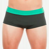 Grata Designs Bottoms Super Fit "mens" Shorts- Black & Green