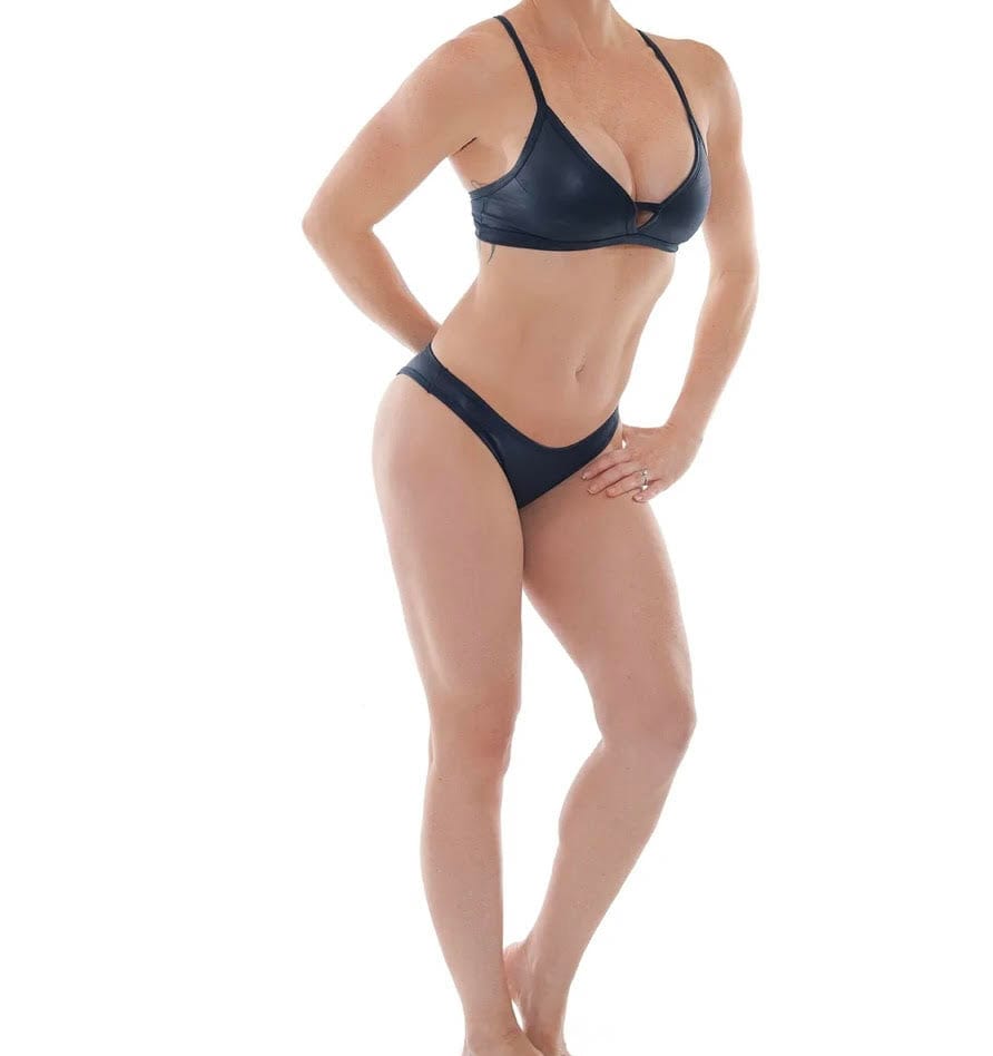 Grata Designs Tops Slink Top- Pearlescent Navy