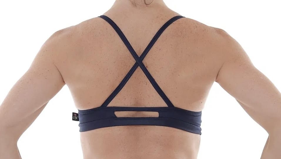 Grata Designs Tops Slink Top- Pearlescent Navy