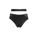 Hamade Activewear Bottoms Black Mesh Side Bottom