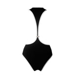 Hamade Activewear Bottoms Black Neck Ring High Waisted Bottom