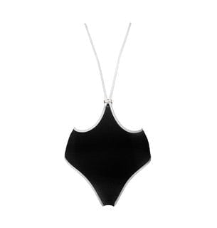 Hamade Activewear Bottoms Black Neck Ring High Waisted Bottom