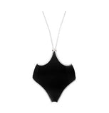 Hamade Activewear Bottoms Black Neck Ring High Waisted Bottom