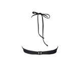 Hamade Activewear Tops Black Halter Neck Hollow Bikini