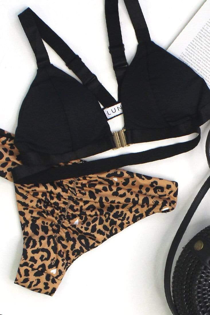 Ciara Brown Leopard Bottoms - 2XL ONLY