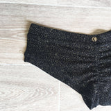 Luminous Low Waisted Bottoms - Black - Luna Pole Wear - PoleActive
