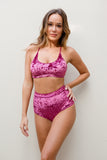 Delphine Top - Rose - Luna Pole Wear - PoleActive