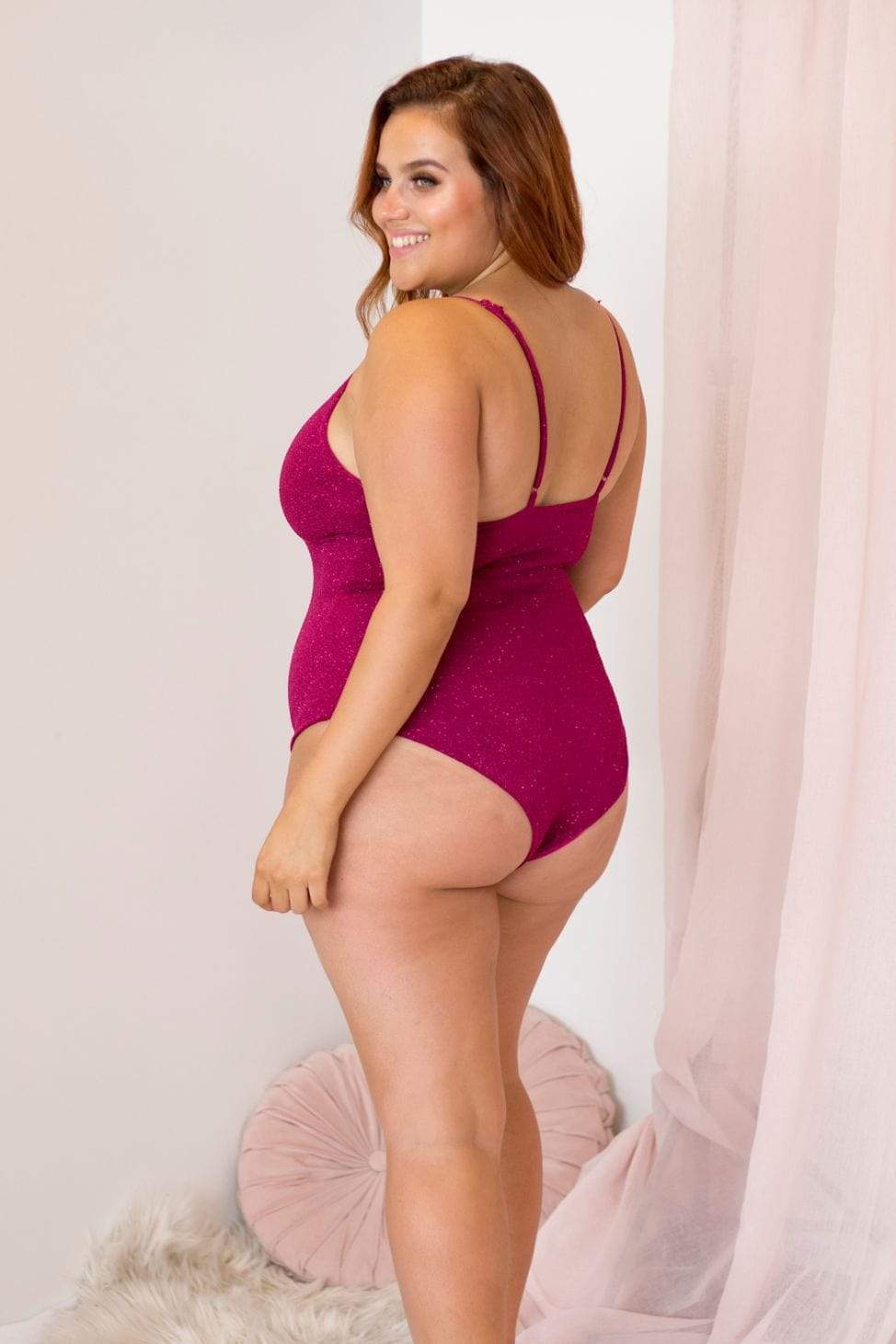 Lunalae Bodysuits Stardust Bodysuit - Pink