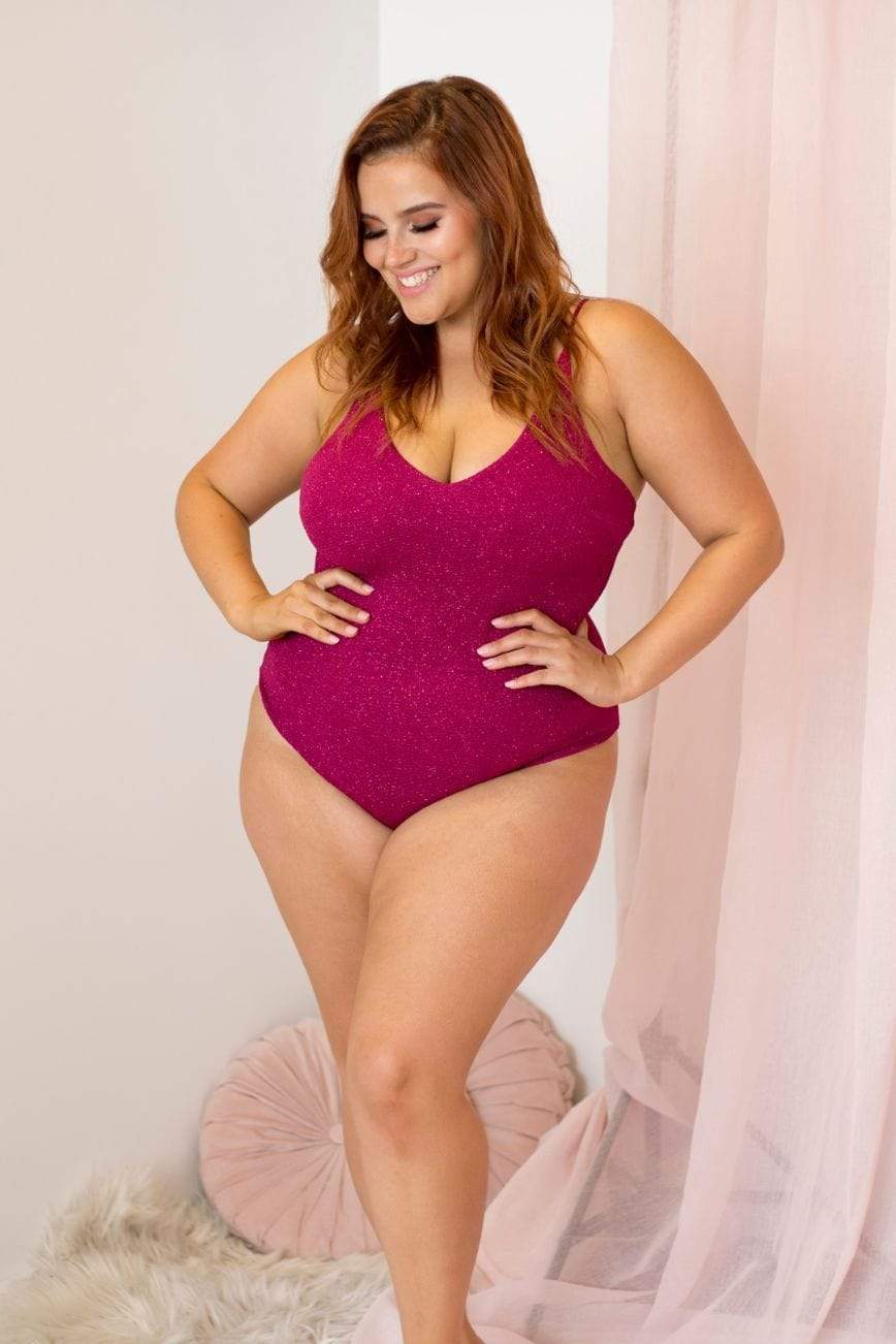 Lunalae Bodysuits Stardust Bodysuit - Pink