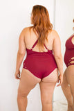Lunalae Bodysuits Yonce Bodysuit Burgundy