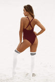 Lunalae Bodysuits Yonce Bodysuit Burgundy