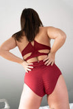 Lunalae Bottoms Ella Mesh High Waist Bottoms Recycled Wine