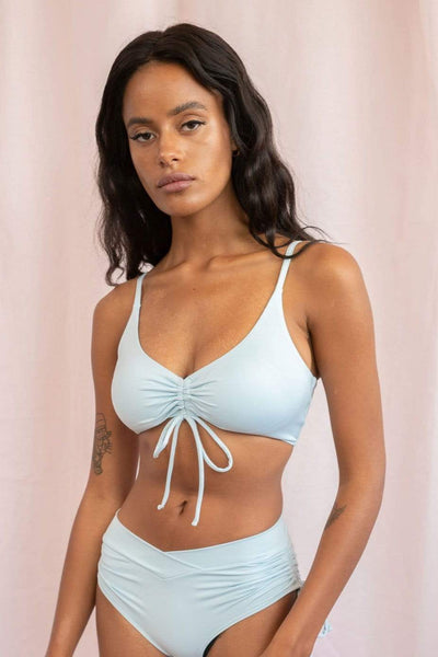 Lunalae Tops Layla Top Recycled Pale Blue Recycled