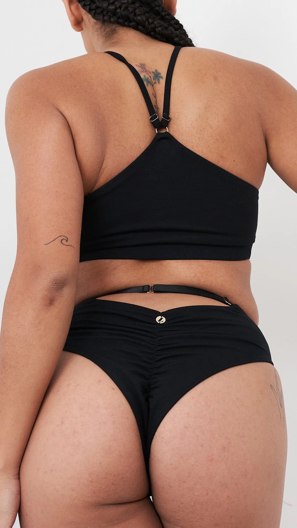 Lunalae Tops Sage Top Recycled- Black