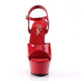 6" Heel, 1 3/4" PF 6" - 6 1/2" Heel Red Pat/Red KISS209/R/M