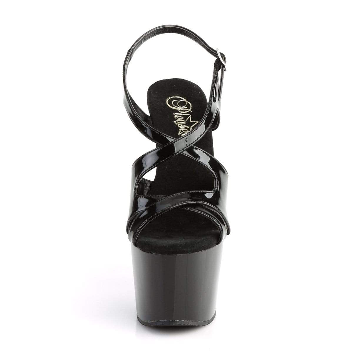 7" Heel, 2 3/4" PF 7" - 7 1/2" Heel Blk Pat/Blk ADO730/B/M