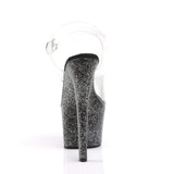 7" Heel, 2 3/4" PF 7" - 7 1/2" Heel Clr/Blk SKY308MG/C/B