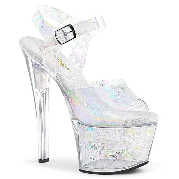 7" Heel, 2 3/4" PF 7" - 7 1/2" Heel Slv Hologram TPU/Slv Hologram Inserts SKY308N/SHGTPU/M