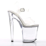 8" Heel, 4" PF 8" Heel Clr/Clr XTM808/C/M