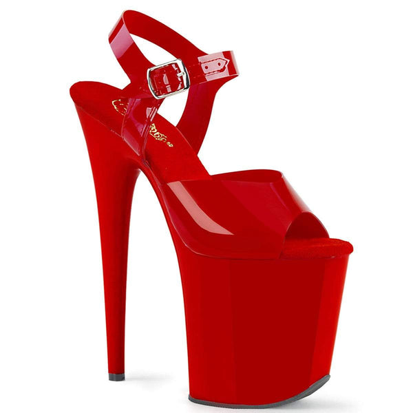 8" Heel, 4" PF 8" Heel Red (Jelly-Like) TPU/Red FLAM808N/RTPU/M