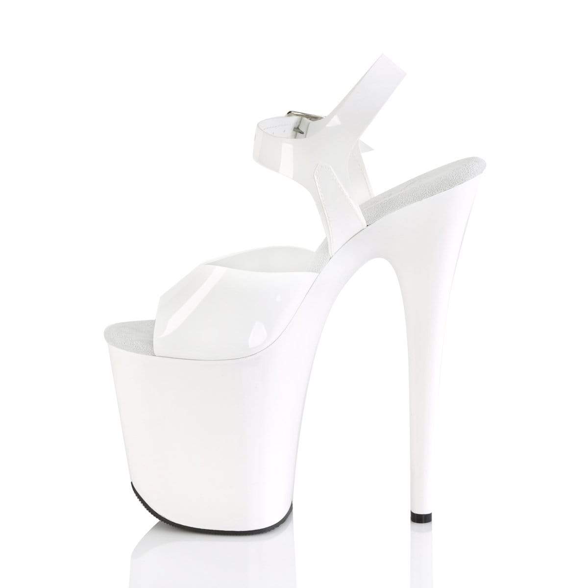 8" Heel, 4" PF 8" Heel Wht (Jelly-Like) TPU/Wht FLAM808N/WTPU/M