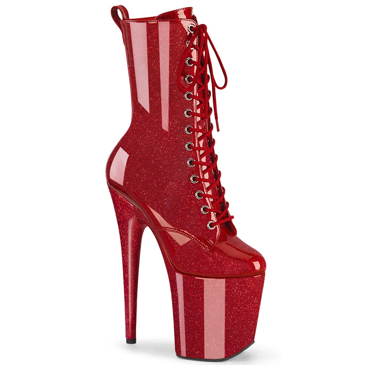 Pleaser Shoes FLAM1040GP/RYRG/M 8 INCH