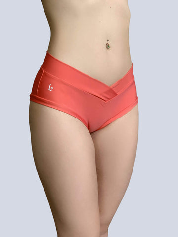 Essential Shorts 2.0 Coral - PoleActive - PoleActive